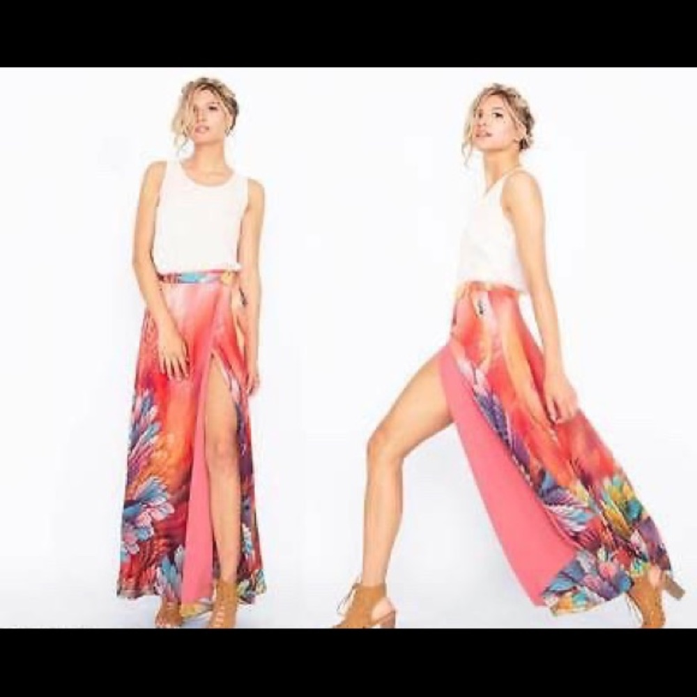 Wrap Maxi Skirt